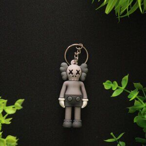 Grey Kaws Keychain
